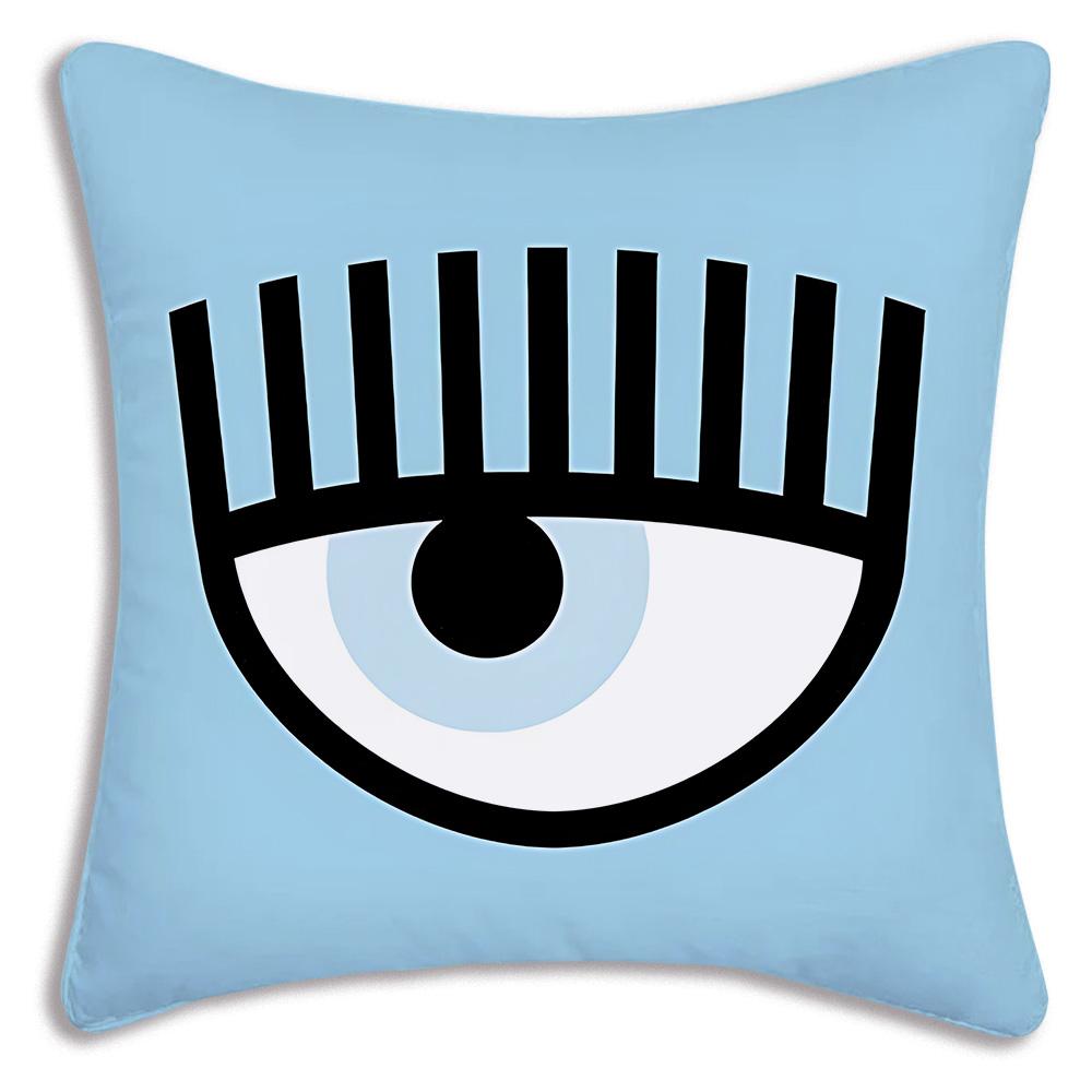 Hot Eyes Pillow Covers Cartoon Sofa Decorative Home C-Chiara Double-sided Printing Short Plush Cute Cushion F-Ferragnies Cover