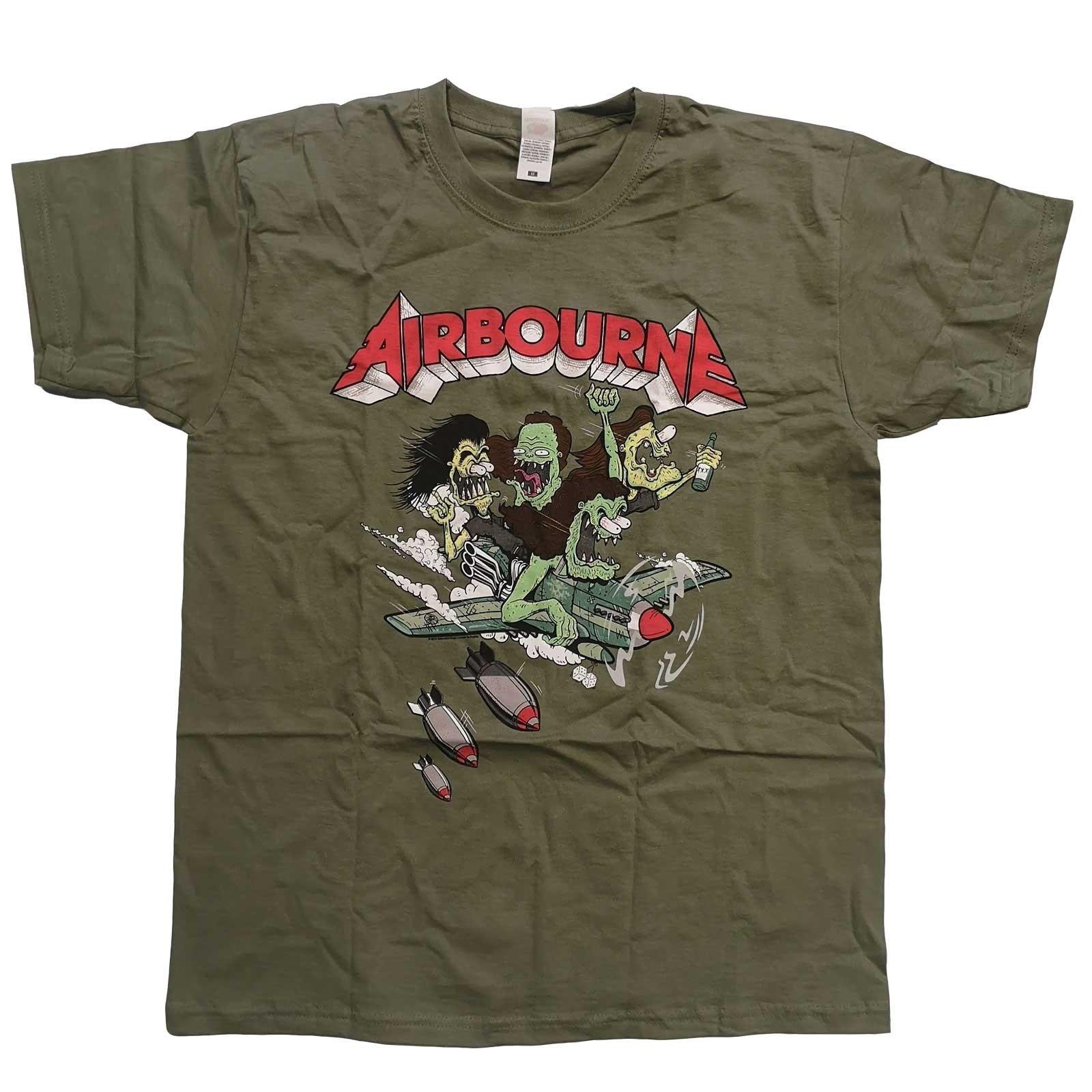 Airbourne T-Shirt: Nitro OFFICIAL NEW S