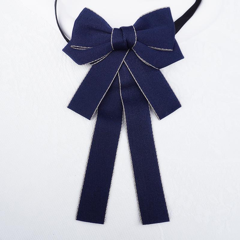 Womens Satin Neck Flower With Bow Tie For Wedding And Gift Giving
