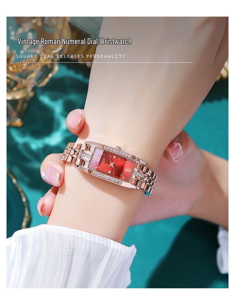 Gedi Exquisite Women's Luxury Stainless Steel Waterproof Quartz Watch