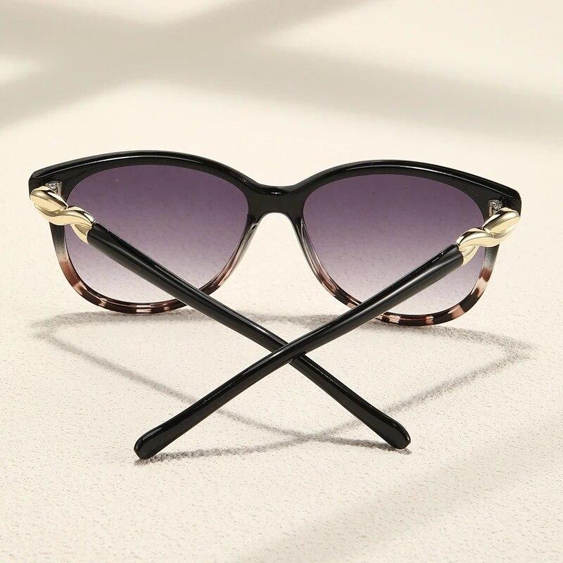 New Fashion Square Sunglasses With Gold Edge Insert Y2K Sunglasses for Women Sunglasses