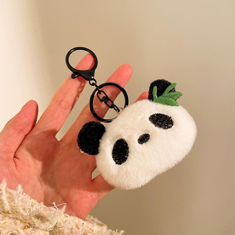 Plush Cartoon Keychain Pendant - Cute Gift Accessories for Bags