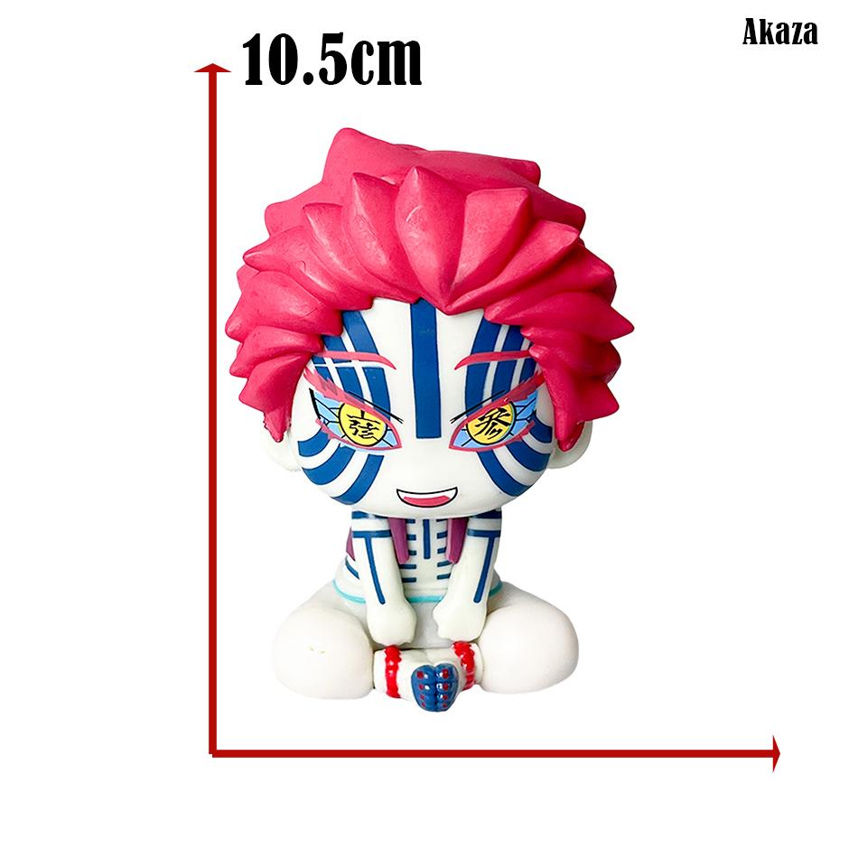 10cm Japan Anime LK Mitsuri Kanroji Sanemi Shinazugawa Giyuu Tomioka Muichiro Tokito Figure Toys for Xmas Gifts