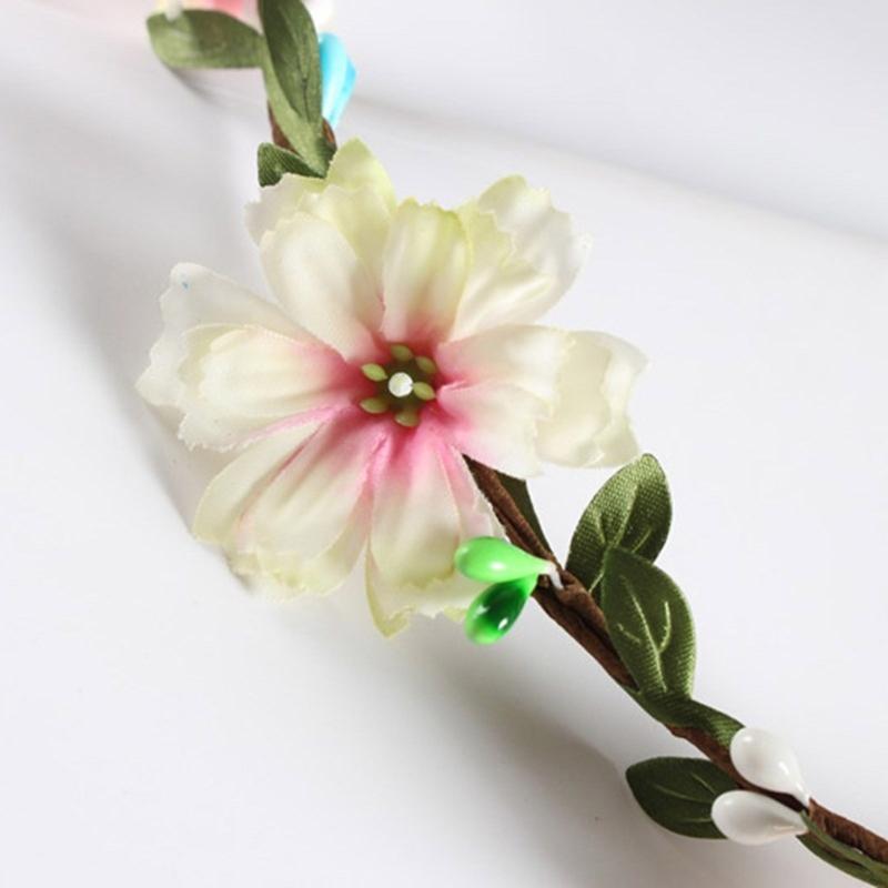 Blumenkränze Krone Haarkranz Blumenstirnbänder Braut Blumenkrone Hochzeit