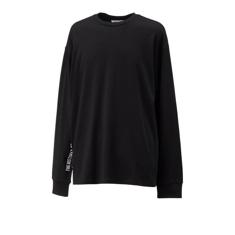 ONITSUKA TIGER Футболка унисекс с длинным рукавом и круглым вырезом повседневная спортивная черная 2183B305-001 L 12219₽