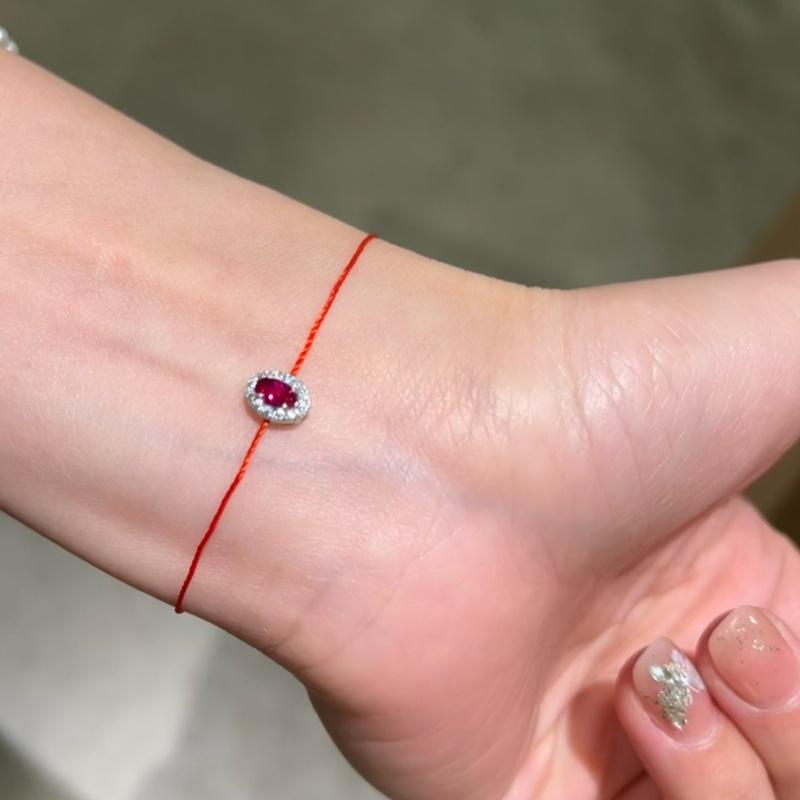 Women's Gemstone Woven Rope Bracelet Multi-color Choice Simple Dainty Waterproof Jewelry for Travel Gift