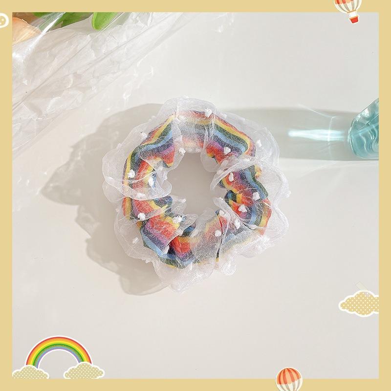 Elastico per Capelli da Donna Stile Coreano di Alta Gamma - Elastico a Forma di Intestino per un Look Semplice ed Elegante