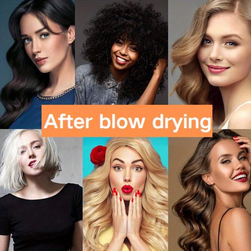 2pcs Black Hair Dryer Bonnet for Curly Hair Extra-Large Space Faster Drying Deep Conditioning Non-Textile Unscented Fits Thick