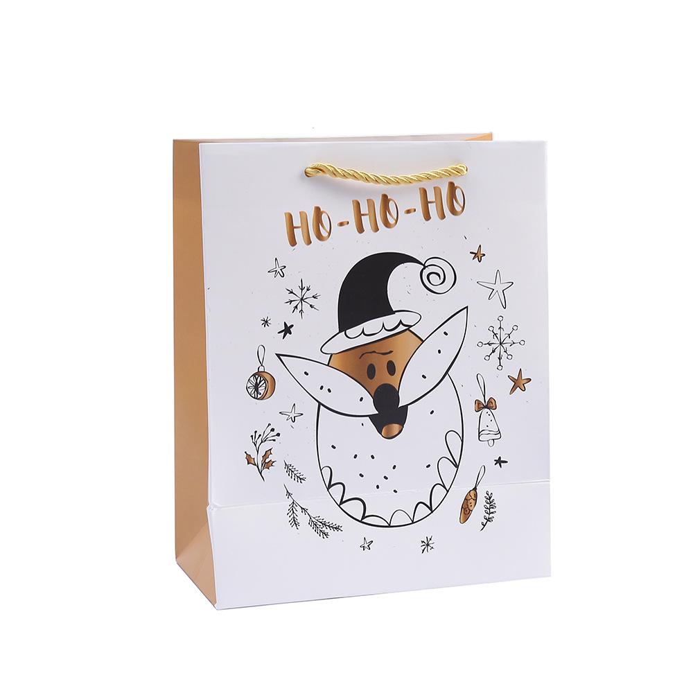 StoBag, Weihnachtliche Geschenktaschen, Warme Feiertagswünsche, für Partyzubehör, Süße Verpackung, Wiederverwendbares Papier, 6/10 Stück