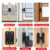 90/180 Degree Flip Door Lock Home Security Sliding Door Latch Small Gate Latches Hardware Anti-theft Lock Zinc Alloy Door Bolts