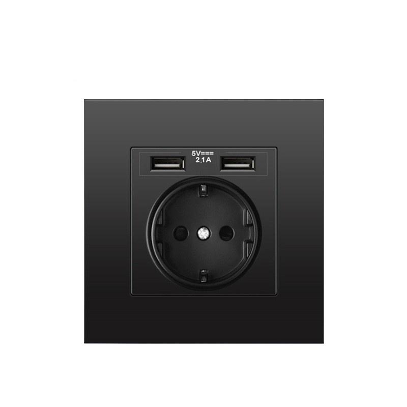 European German Standard French Standard Power Socket Socket European Standard Dual Socket Dual USB Socket