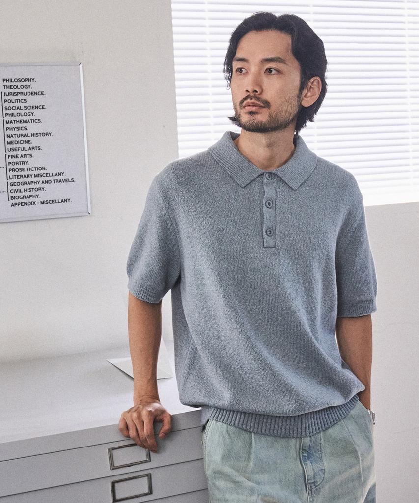 MANNERGRAM Upw Washable Cotton Polo Short Sleeve Knit - 5 Colors