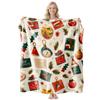 2026 Christmas flannel blanket is universal for all seasons