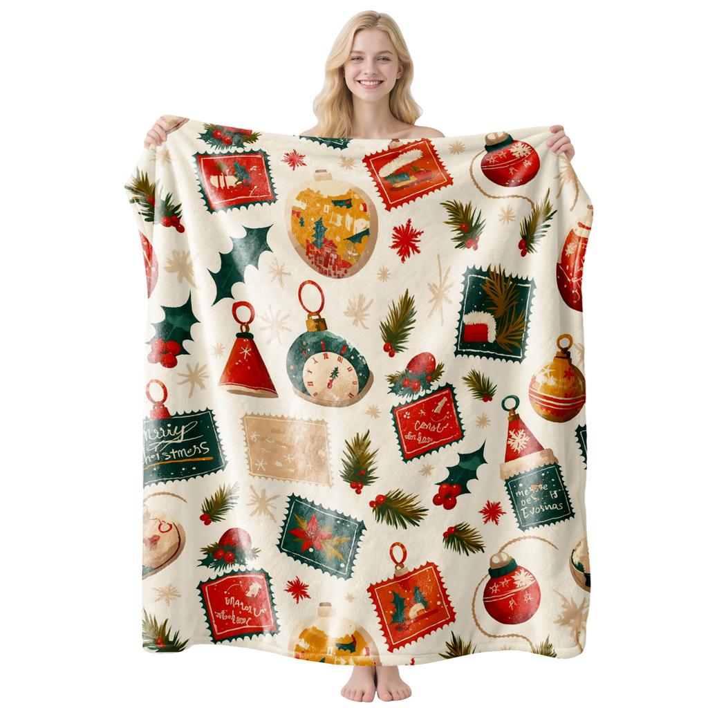 2026 Christmas flannel blanket is universal for all seasons