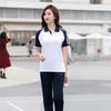 Summer Academy School Uniform Set: Junior & High School Short Sleeve T-shirt and Sportswear