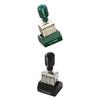 Rollers Date Stamp with Wooden Handle And Base Rolling Wheel