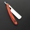 Vintage Old Style Holzgriff Straight Edge Stahl Barber Razor Folding Rasiermesser Haarentfernungswerkzeuge