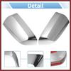 for Chevrolet Impala 2014-2020 Driver Passenger Side Mirror Covers Cap Overlay Rearview Mirror Guard Covers Silver Tone 1 Pair