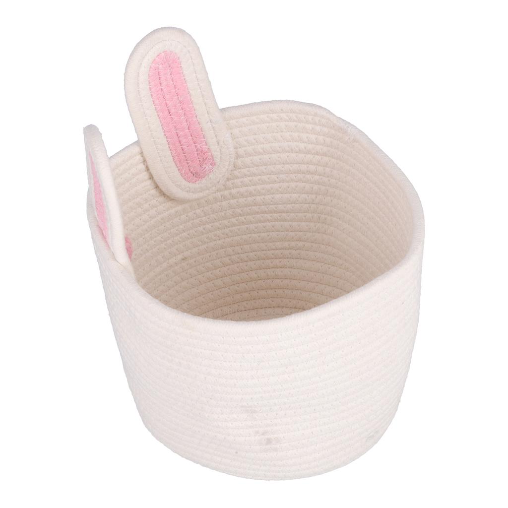 Storage Basket Rugged Lovely Small Bunny Attractive Decorative Home Furnishing Decoration