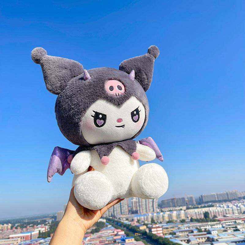 Teufelspuppe Fleece-Spielzeug dunkelgothisches Wurfkissen Puppe Weihnachtsgeschenk