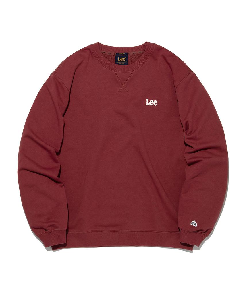 LEE Felt Twitch Logo Sweatshirt Red