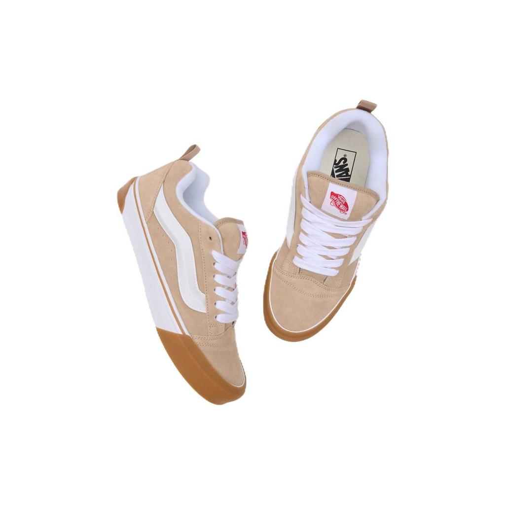 Vans Knu Skool Durable Low-Top Skate Shoes Unisex Sneakers Off-White VN0009QCBEI