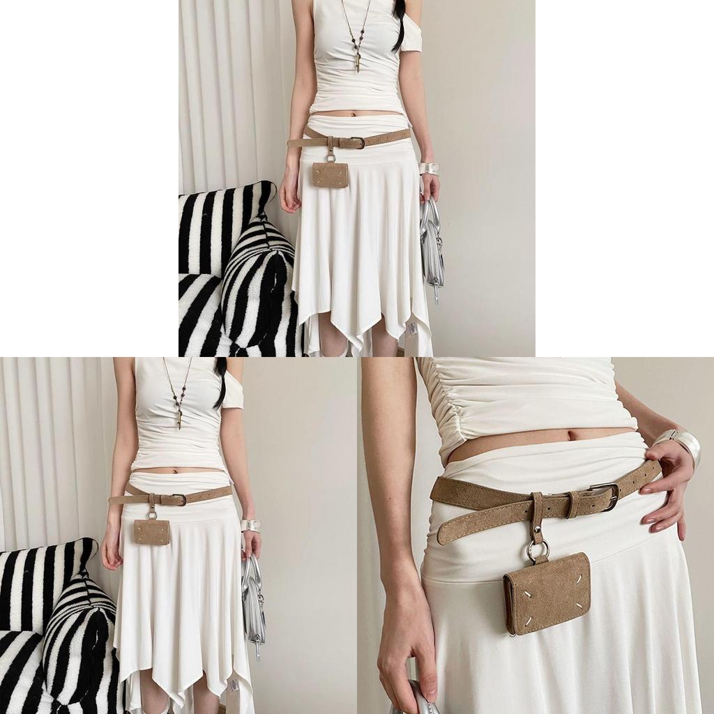 Pu Leather Womens Fashion Belt With Gold Pin Buckle For Dress And Casual Wear