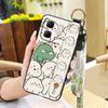 Shockproof Fashion Design Phone Case For infinix Hot50i/Smart9/X6531/X6532 Durable Anti-knock Lanyard Cartoon Protective