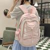 Teenagers Nylon Student Backpack With Waterresistant Features For Girl Use Daily