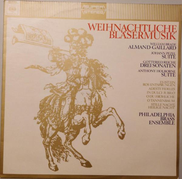 

LP Record PHILADELPHIA BRASS ENSEMBLE Weihnachtliche Blsermusik SS71054 CBS Germany Classical Used
