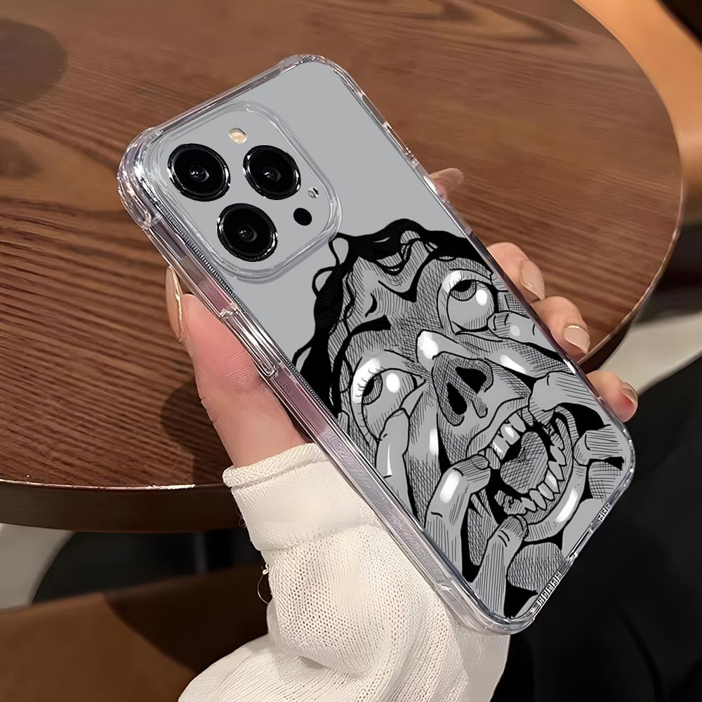 

Tarot Card Art Phasmophobia Phone Case For IPhone 17 Pro Max 16 15 14 Pro Max 13 11 Xs Xr 8 7Plus Transparent Cover iPhone 15
