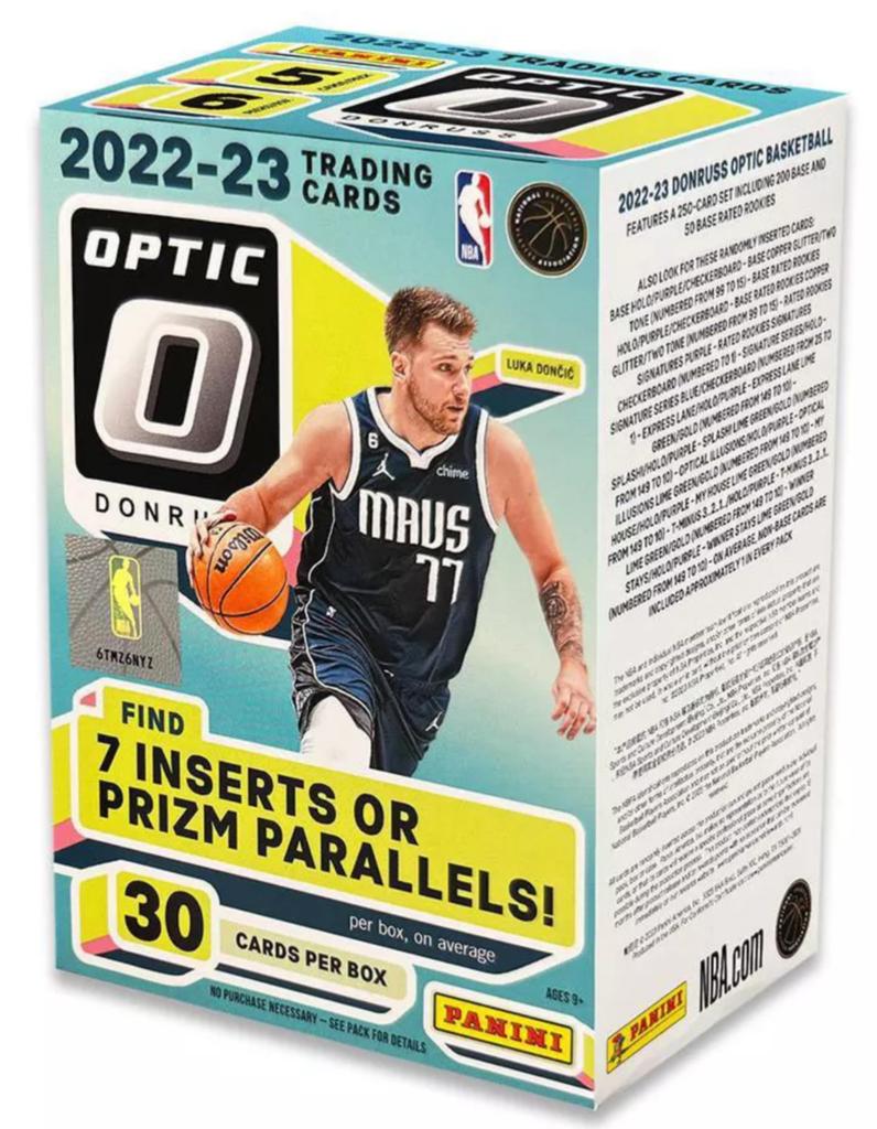 Panini Donruss Optic Basketball Trading Card Blaster 2022-2023 Box.