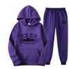 Corteiz Modny Luźny Zestaw Bluza Streetwear - Unisex Casualowy Styl Hip Hopowy Amerykański na Jesień
