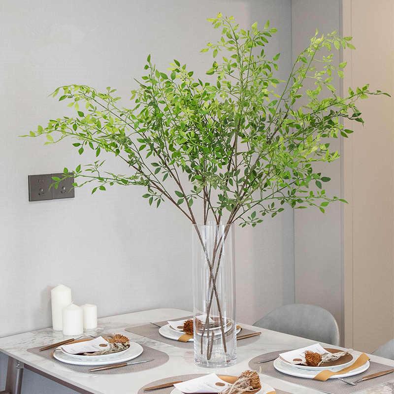 Large Artificial Nandina Plant Stem for Landscaping and Display