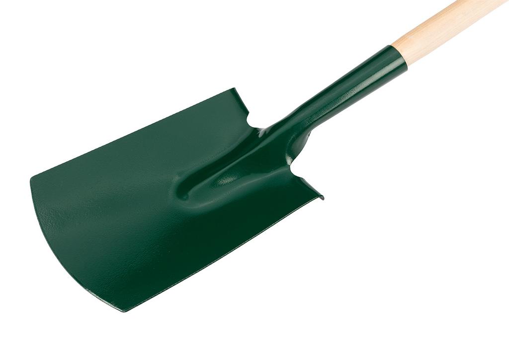 Straight Spade, Wooden Handle, "T" Handle, American