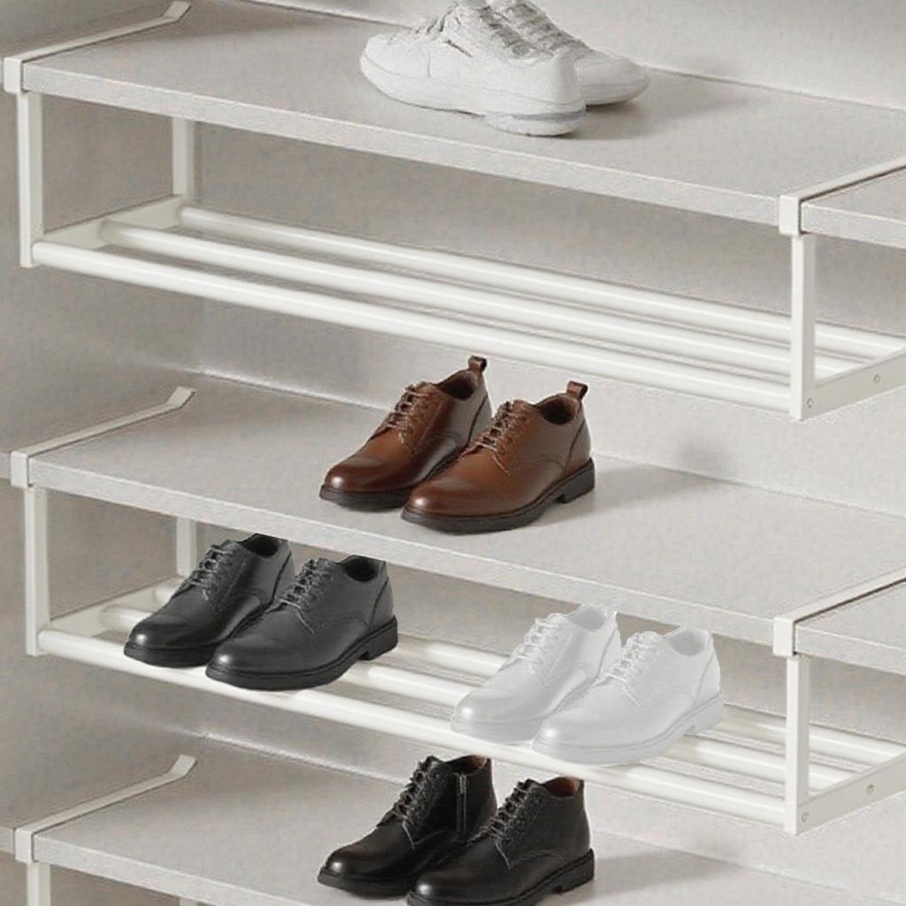 Slimdescent Cabinet Telescopic Shelf Shoes Expandable Closet Shoe Storage Rack Organizer Adjustable Holder Stand Shelves