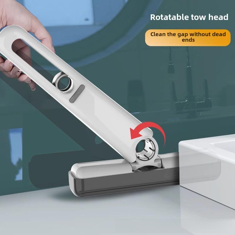 Genuine Patent Multifunctional Desktop Mini Mop for Hands-Free Washing and Water Absorption in Bathroom