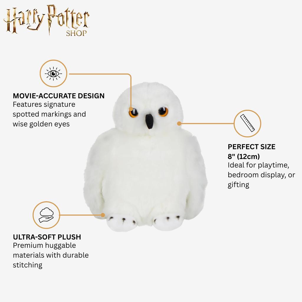 Harry Potter Shop Official Hedwig Plush Toy (Medium)