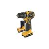 Cordless Hammer Drill 20V 2Ah - Includes 2 Batteries - 40Nm Maximum Torque - 2 Speeds 0-400/0-1650rpm - Yellow Color-BL0157