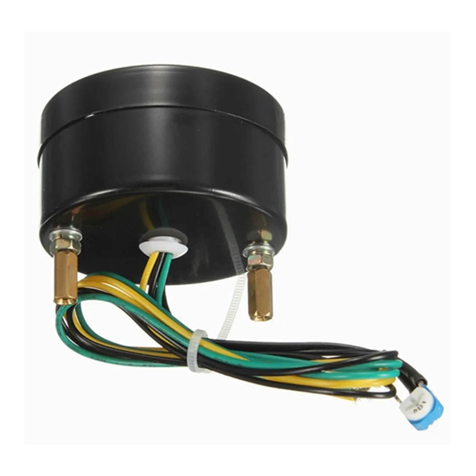 

Мотоциклетный указатель уровня топлива 12 В, датчик уровня масла в баке с ЖК-дисплеем, диаметр корпуса 52 мм для автомобиля