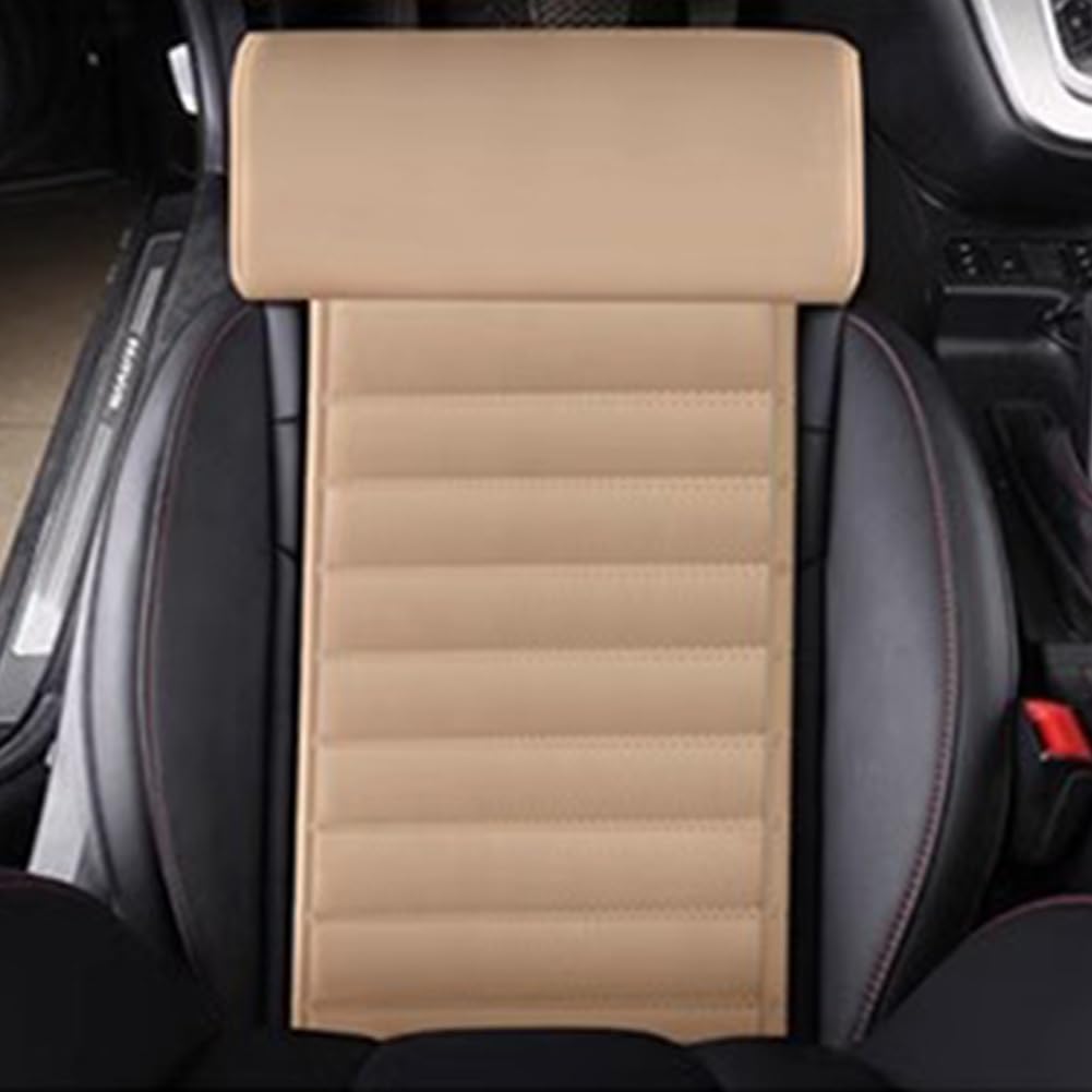Leather Car Seat Extender Cushion,Car Leg Extender Leg Support Pillow Universal Car Seat Leg Pad,Comfortable Leg Rest Extended Cushion Mat For Car