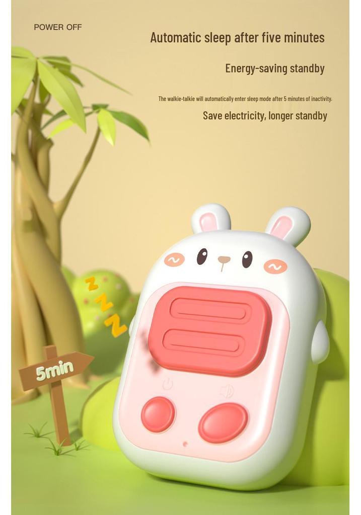 Kids' Outdoor Cartoon Walkie-Talkie: Long-Range Wireless Toy for Parent-Child Interaction