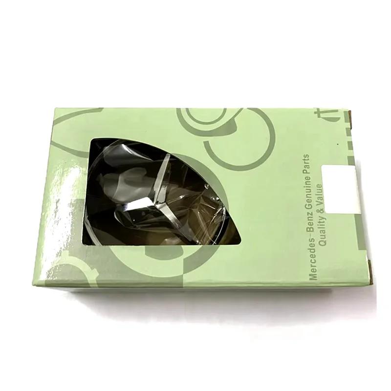 Autocolant Auto Fierbinte 1 buc Insignă Cromată Stea Capotă 44mm Emblema Logo Capotă Față Mașină Pentru Mercedes Benz Clasa C E S W204 W205 W211 W212