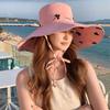 Sweet Wide Brim Sun Hat Anti-UV Sun Protection Cap Elegant Sunshade Fisherman Hat  Girls