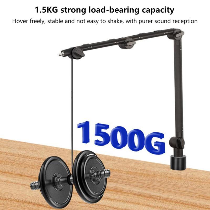 

Мікрофонна стійка-трипод, спеціальна для мобільного стрімінгу та запису, ударостійка, настільна, складана, універсальна алюмінієва консольна