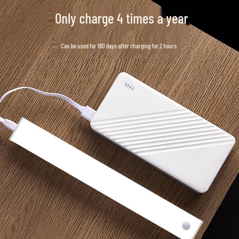 LED Motion Sensor Light - Wireless, Magnetic, Rechargeable Night Light with Long Battery Life for Wardrobe or Cabinet