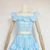 Elegante Completo Estate 2024 con Top a Scollo Quadrato e Gonna Lunga a Strati per Donna