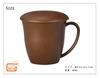Miyamoto Sangyo Woody Lidded Mug, Light Brown, 4512951118803