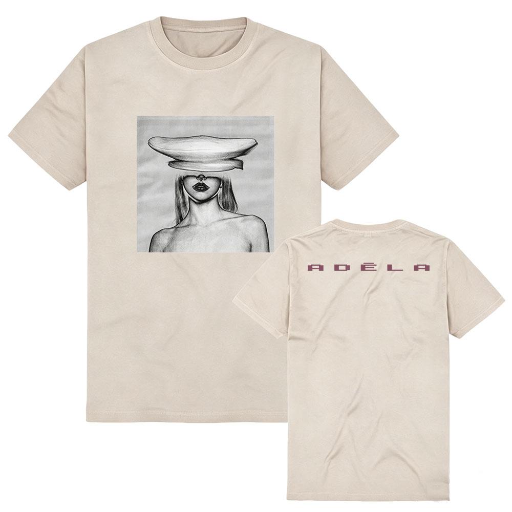Adela ADÉLA KGB Big Hits Tričko Unisex Streetwear Bavlna Letné Krátky Rukáv Bežné Tričká Mäkké Bežné Okrúhly Výstrih Dámske Oblečenie M písečná