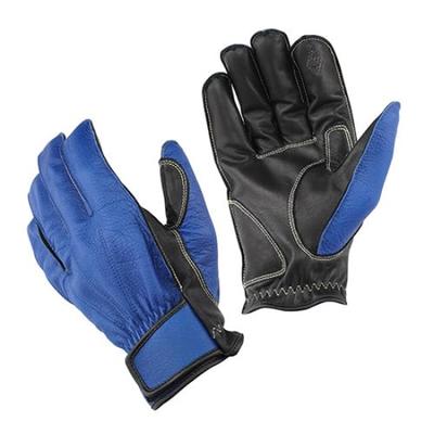 Motor Riding Gloves MOTOR YL4001 CYBERLEATHER Size (Yamaha) [YAMAHA ORIGINAL] Gloves, Blue, 3L, 90792-G0923
